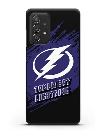 Чехол с надписью ХК Тампа-Бэй Лайтнинг силиконовый для Samsung Galaxy A53