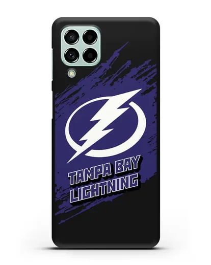 Чехол с надписью ХК Тампа-Бэй Лайтнинг силиконовый для Samsung Galaxy M53 [SM-M536]