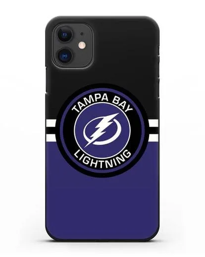 Чехол с символикой Tampa Bay Lightning силиконовый для iPhone 11