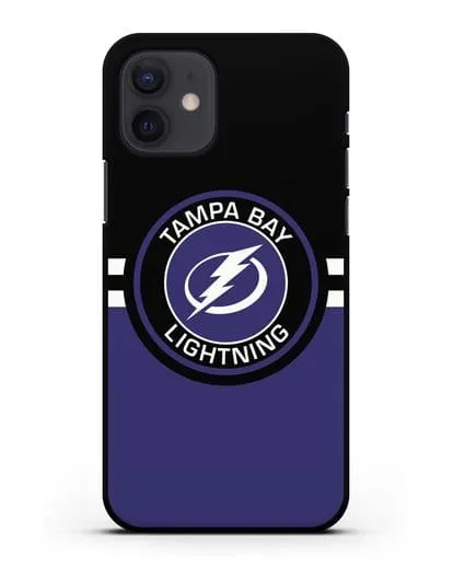 Чехол с символикой Tampa Bay Lightning силиконовый для iPhone 12