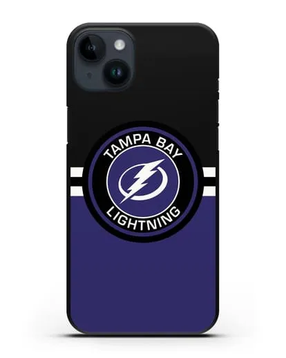 Чехол с символикой Tampa Bay Lightning силиконовый для iPhone 14 Plus