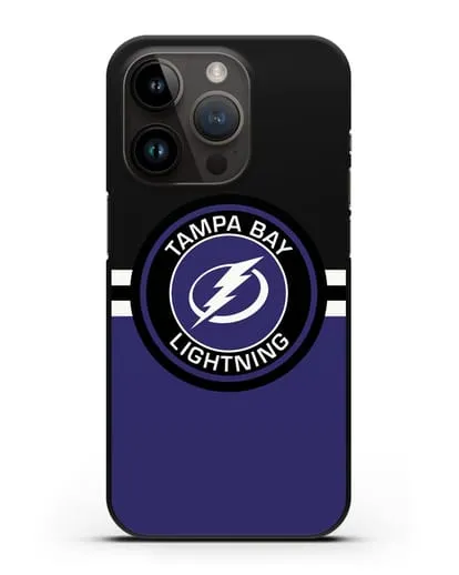 Чехол с символикой Tampa Bay Lightning силиконовый для iPhone 14 Pro