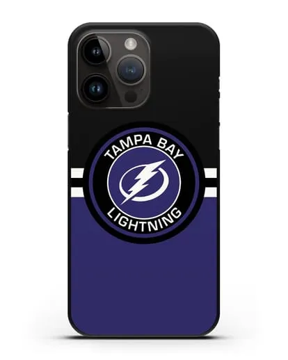 Чехол с символикой Tampa Bay Lightning силиконовый для iPhone 14 Pro Max