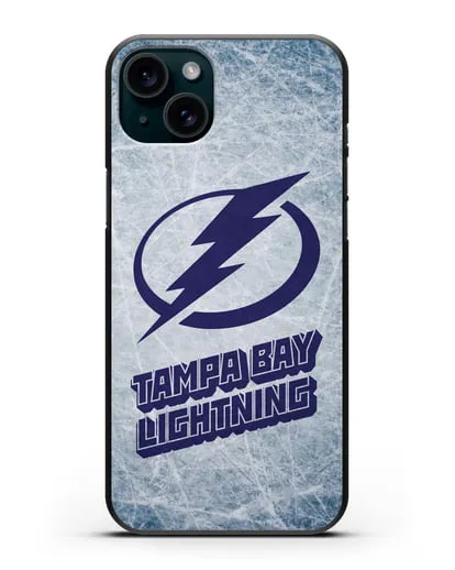Чехол с рисунком Tampa Bay Lightning силиконовый для iPhone 15 Plus