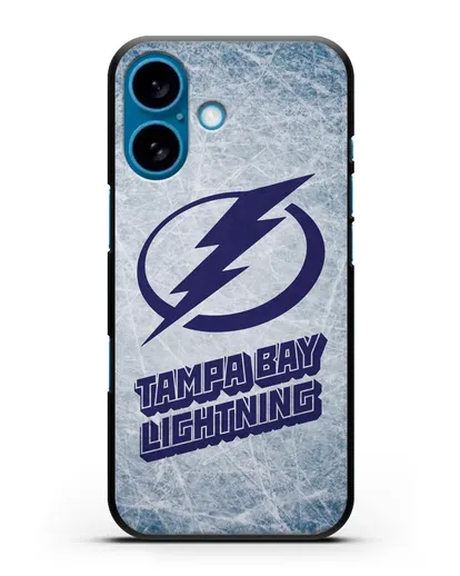 Чехол с рисунком Tampa Bay Lightning силиконовый для iPhone 16