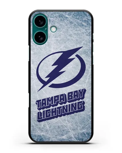 Чехол с рисунком Tampa Bay Lightning силиконовый для iPhone 16 Plus