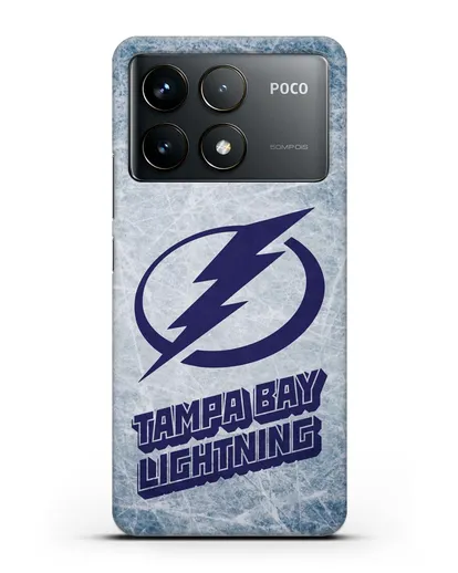 Чехол с рисунком Tampa Bay Lightning силиконовый для Xiaomi Poco F6 Pro