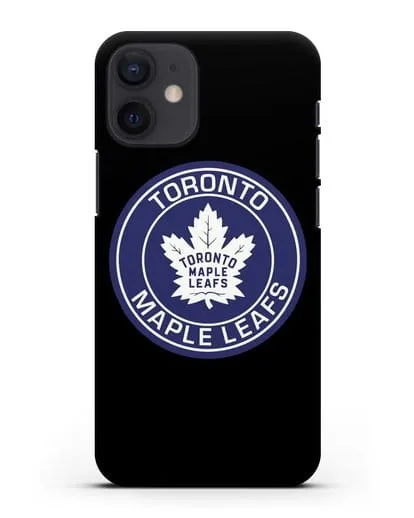 Чеxол с логотипом Toronto Maple Leafs силиконовый для iPhone 12 mini
