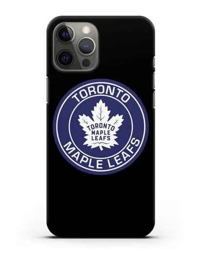 Чеxол с логотипом Toronto Maple Leafs силиконовый для iPhone 12 Pro Max
