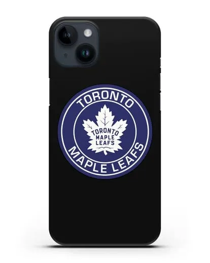 Чеxол с логотипом Toronto Maple Leafs силиконовый для iPhone 14 Plus