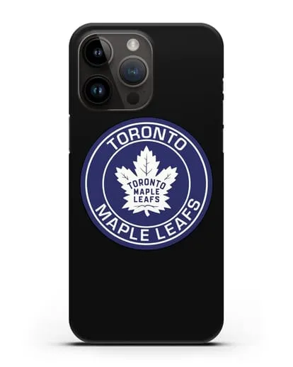 Чеxол с логотипом Toronto Maple Leafs силиконовый для iPhone 14 Pro Max