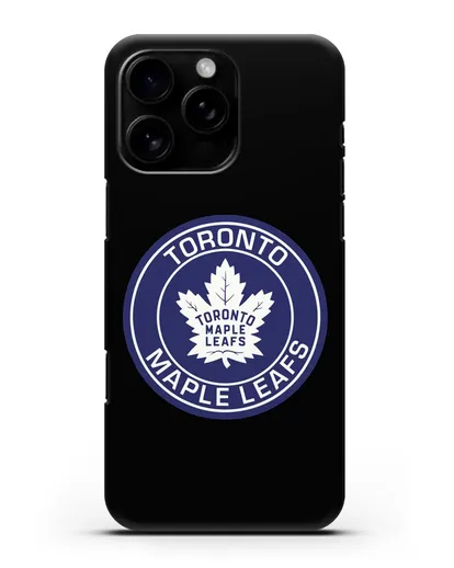 Чеxол с логотипом Toronto Maple Leafs силиконовый для iPhone 16 Pro Max