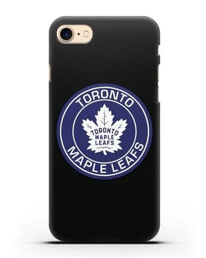Чеxол с логотипом Toronto Maple Leafs силиконовый для iPhone 8