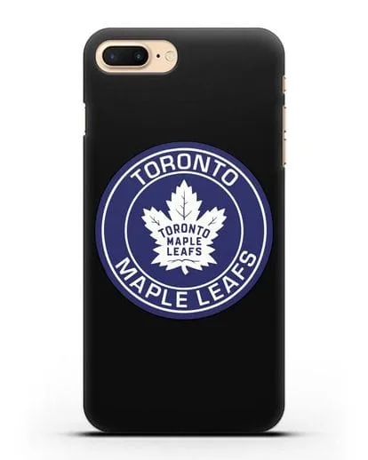 Чеxол с логотипом Toronto Maple Leafs силиконовый для iPhone 8 Plus