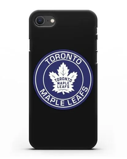 Чеxол с логотипом Toronto Maple Leafs силиконовый для iPhone SE 2020