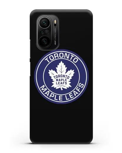 Чеxол с логотипом Toronto Maple Leafs силиконовый для Xiaomi Poco F3