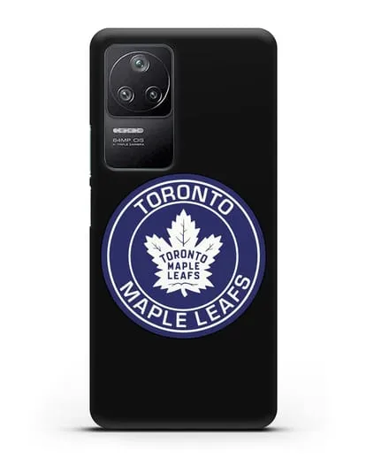 Чеxол с логотипом Toronto Maple Leafs силиконовый для Xiaomi Poco F4