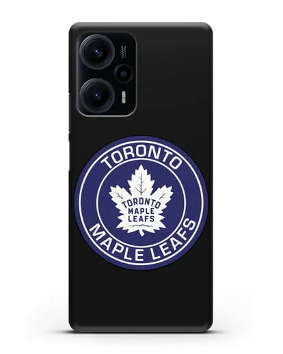 Чеxол с логотипом Toronto Maple Leafs силиконовый для Xiaomi Poco F5