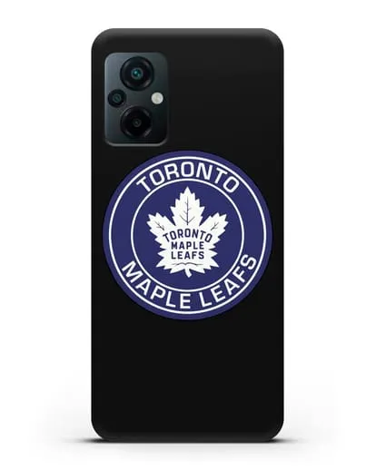 Чеxол с логотипом Toronto Maple Leafs силиконовый для Xiaomi Poco M5