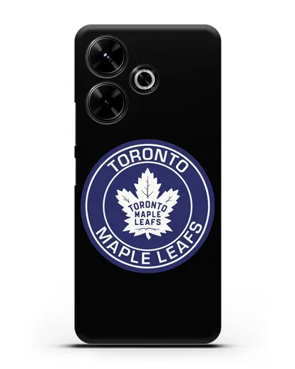 Чеxол с логотипом Toronto Maple Leafs силиконовый для Xiaomi Poco M6