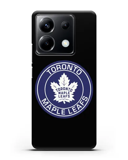 Чеxол с логотипом Toronto Maple Leafs силиконовый для Xiaomi Poco X6