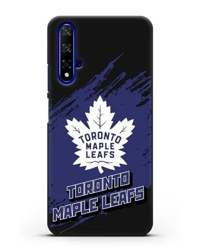 Чехол с надписью ХК Торонто Мейпл Лифс силиконовый для Honor 20