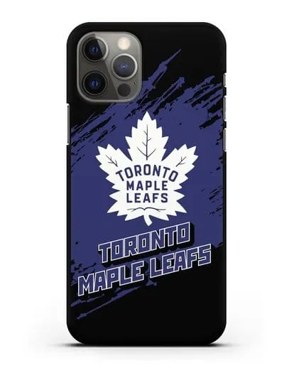 Чехол с надписью ХК Торонто Мейпл Лифс силиконовый для iPhone 12 Pro