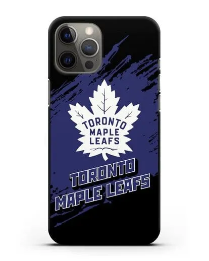 Чехол с надписью ХК Торонто Мейпл Лифс силиконовый для iPhone 12 Pro Max