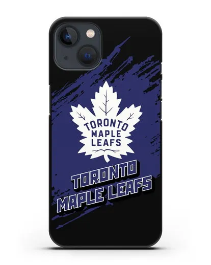 Чехол с надписью ХК Торонто Мейпл Лифс силиконовый для iPhone 13 Mini
