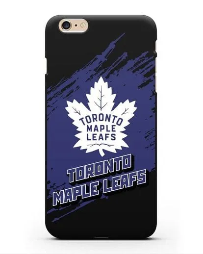 Чехол с надписью ХК Торонто Мейпл Лифс силиконовый для iPhone 6s Plus