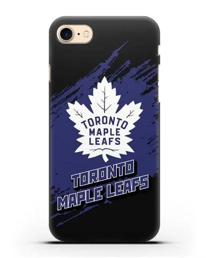 Чехол с надписью ХК Торонто Мейпл Лифс силиконовый для iPhone 7