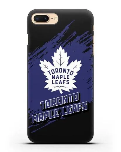 Чехол с надписью ХК Торонто Мейпл Лифс силиконовый для iPhone 8 Plus