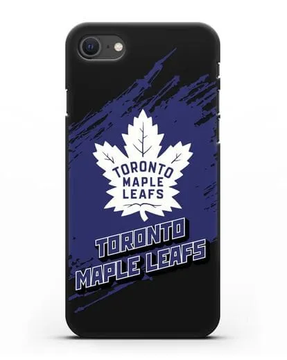 Чехол с надписью ХК Торонто Мейпл Лифс силиконовый для iPhone SE 2020