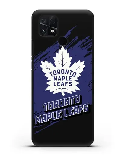 Чехол с надписью ХК Торонто Мейпл Лифс силиконовый для Xiaomi Poco C40