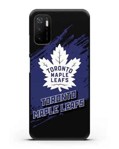Чехол с надписью ХК Торонто Мейпл Лифс силиконовый для Xiaomi Poco M3 Pro
