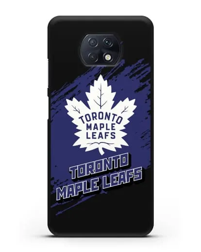 Чехол с надписью ХК Торонто Мейпл Лифс силиконовый для Xiaomi Redmi Note 9T