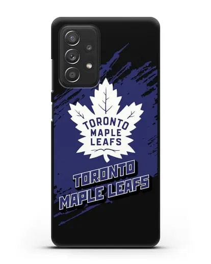 Чехол с надписью ХК Торонто Мейпл Лифс силиконовый для Samsung Galaxy A53