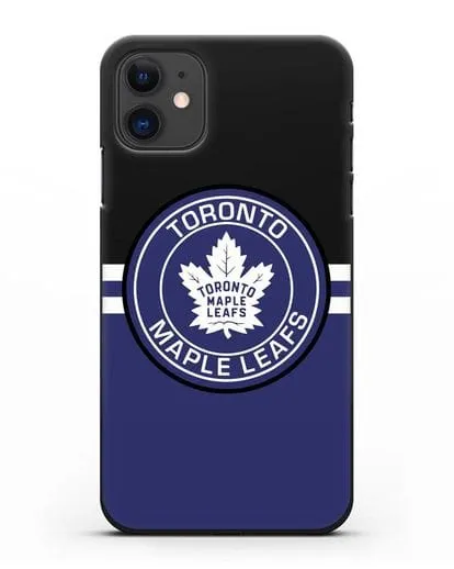 Чехол с символикой Toronto Maple Leafs силиконовый для iPhone 11