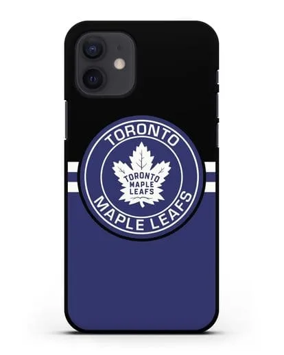 Чехол с символикой Toronto Maple Leafs силиконовый для iPhone 12