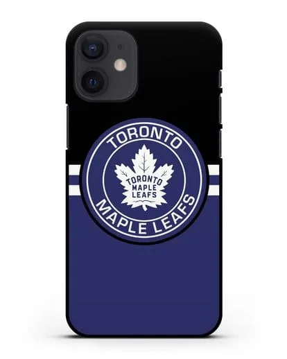 Чехол с символикой Toronto Maple Leafs силиконовый для iPhone 12 mini