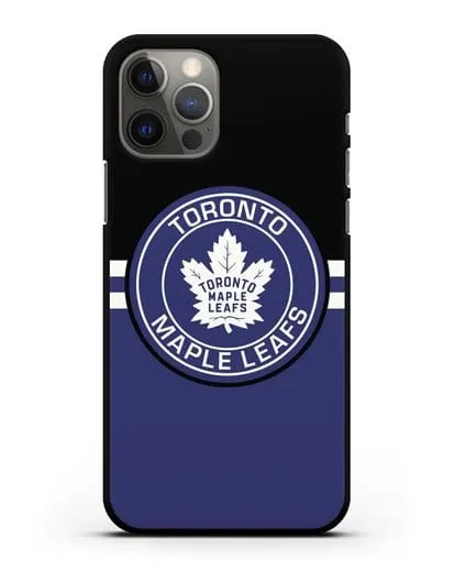 Чехол с символикой Toronto Maple Leafs силиконовый для iPhone 12 Pro