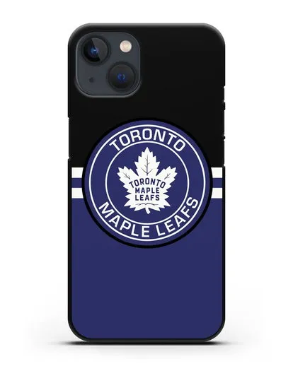 Чехол с символикой Toronto Maple Leafs силиконовый для iPhone 13