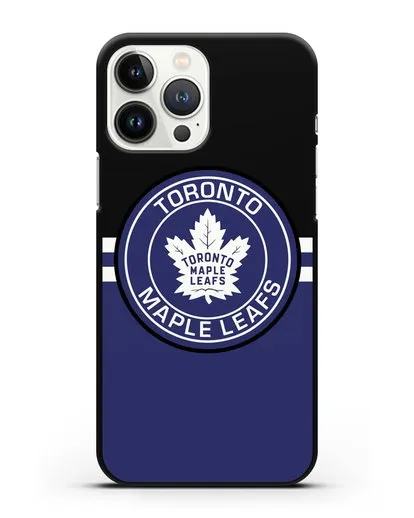 Чехол с символикой Toronto Maple Leafs силиконовый для iPhone 13 Pro Max