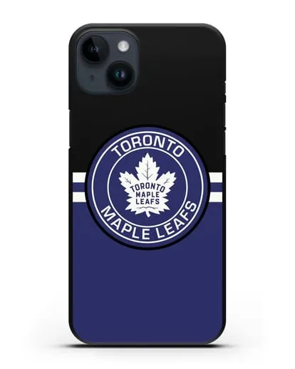 Чехол с символикой Toronto Maple Leafs силиконовый для iPhone 14 Plus
