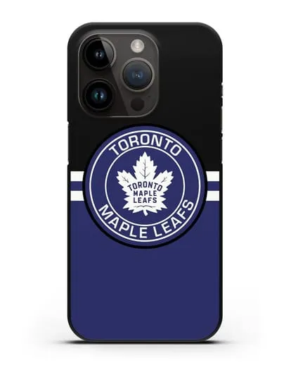 Чехол с символикой Toronto Maple Leafs силиконовый для iPhone 14 Pro