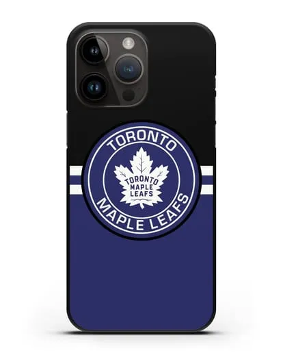 Чехол с символикой Toronto Maple Leafs силиконовый для iPhone 14 Pro Max