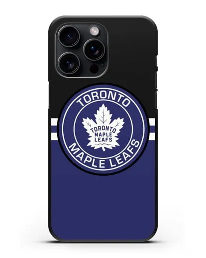 Чехол с символикой Toronto Maple Leafs силиконовый для iPhone 15 Pro Max