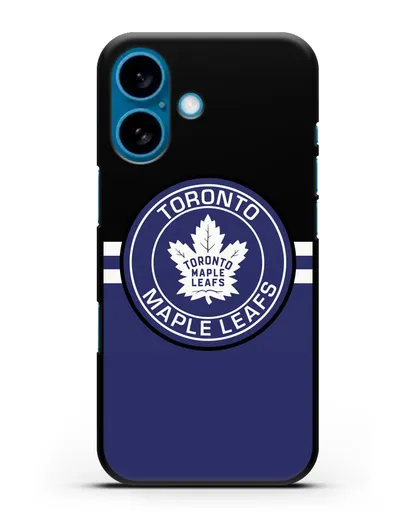 Чехол с символикой Toronto Maple Leafs силиконовый для iPhone 16