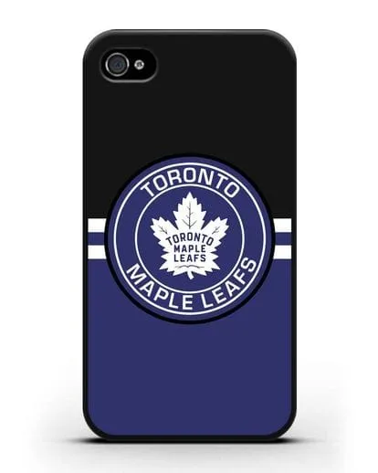Чехол с символикой Toronto Maple Leafs силиконовый для iPhone 4/4s