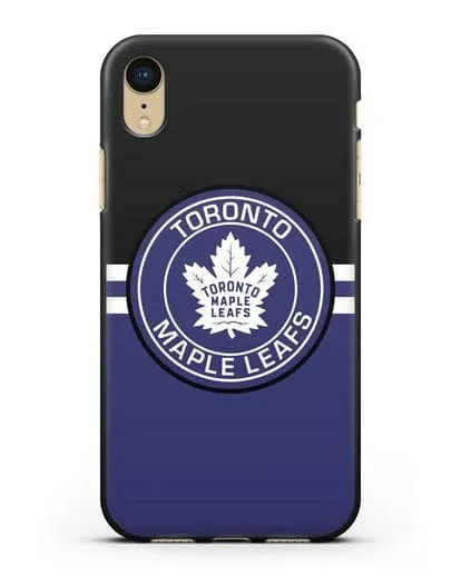 Чехол с символикой Toronto Maple Leafs силиконовый для iPhone XR